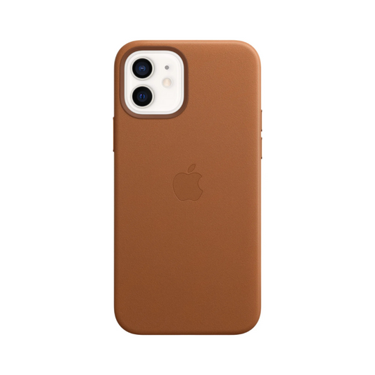 Leather Case - Saddle Brown - iPhone 12 Series