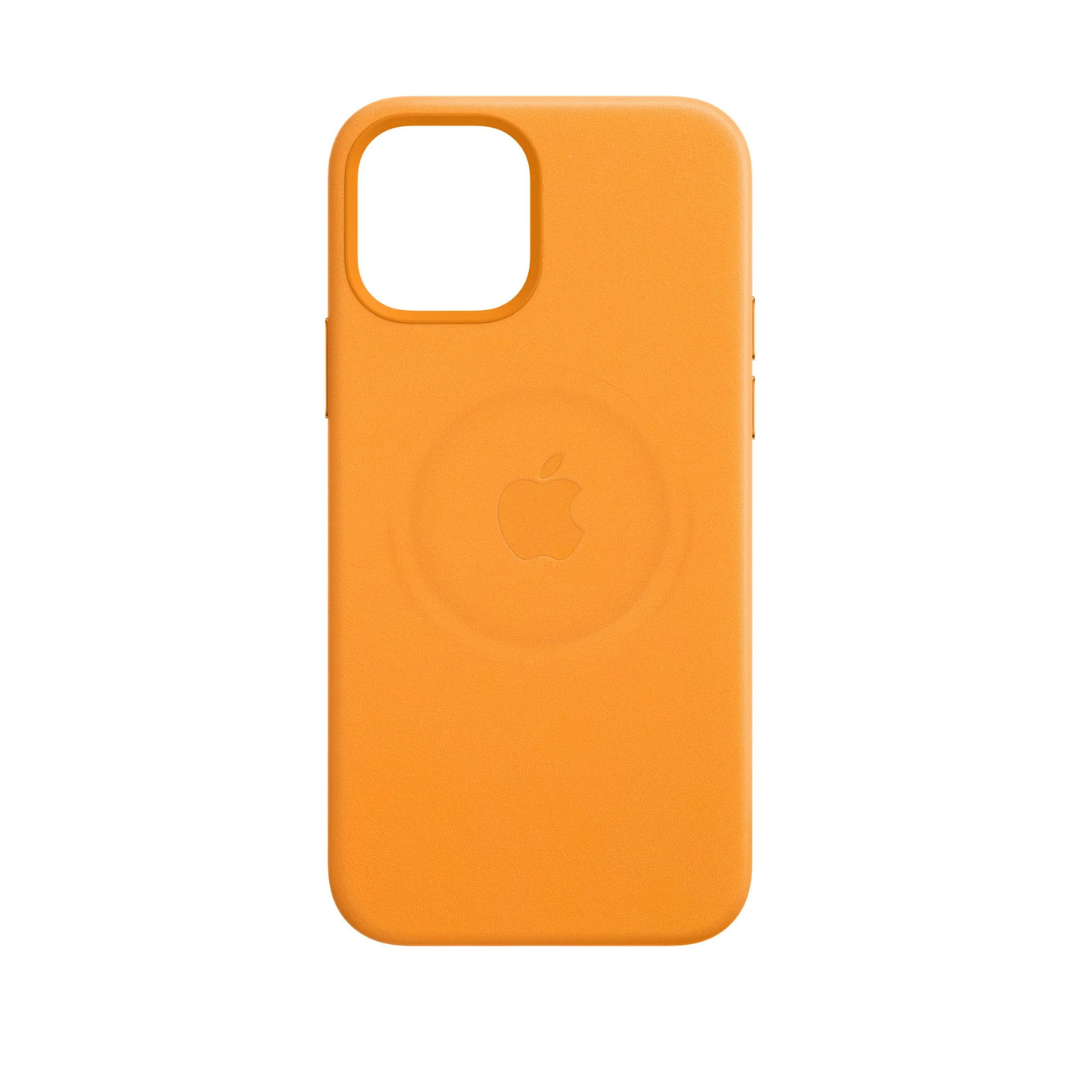 Leather Case - California Poppy - iPhone 12 Series