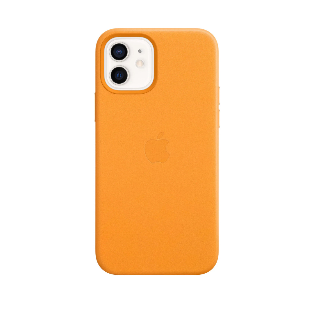 Leather Case - California Poppy - iPhone 12 Series