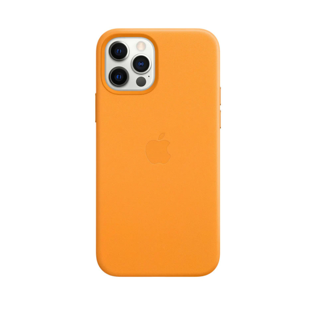 Leather Case - California Poppy - iPhone 12 Series