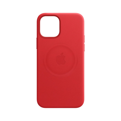 Leather Case - RED - iPhone 12 Series