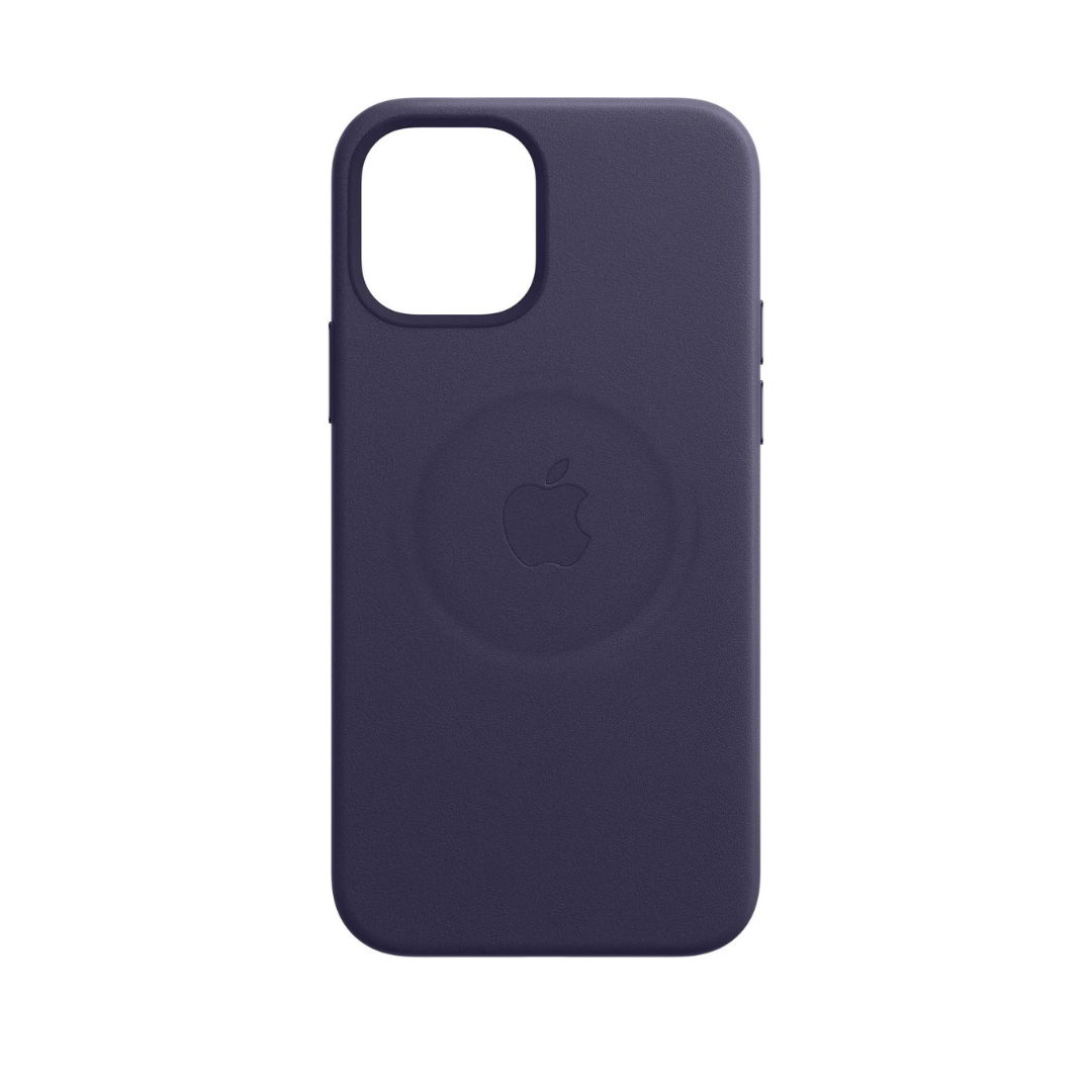 Funda de cuero - Violeta intenso - Serie iPhone 12