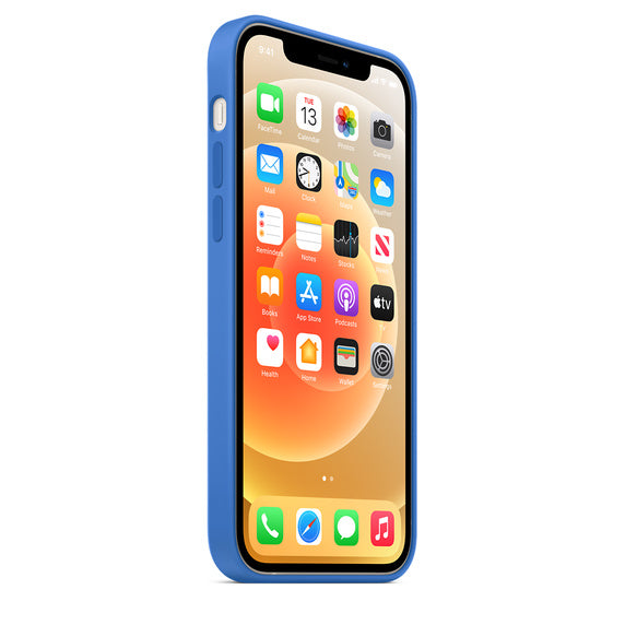 Custodia in silicone - Blu Capri