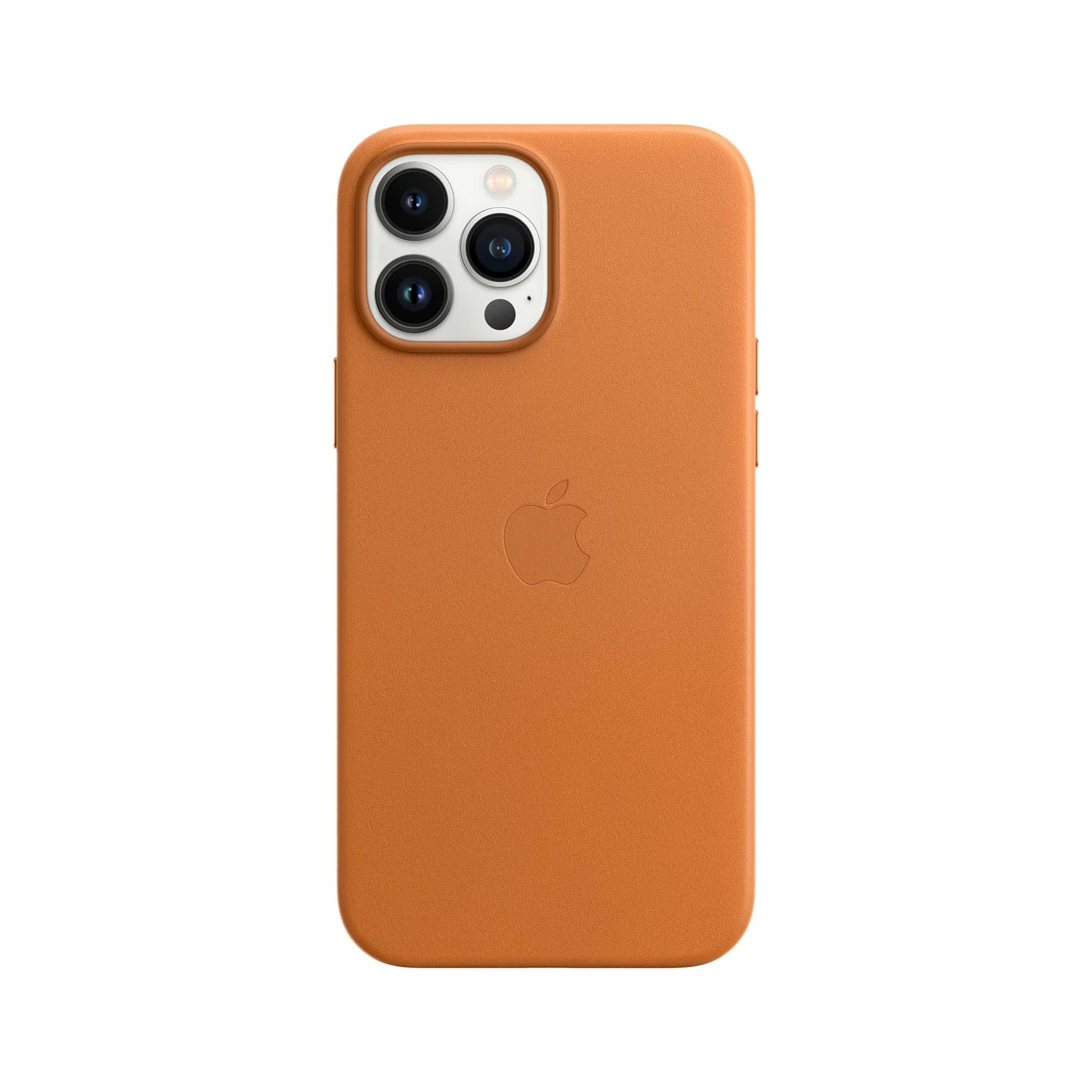 Funda de cuero - Marrón dorado - Serie iPhone 13