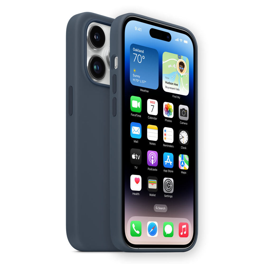 Capa de Silicone - Azul Tempestade (iPhone 15)