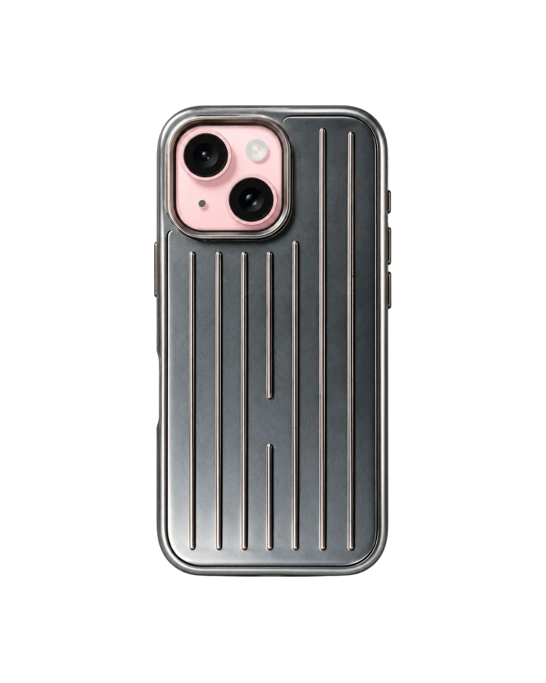 Royalty Cases Aluminium Case for iPhone 15 Plus in Silver, view 5