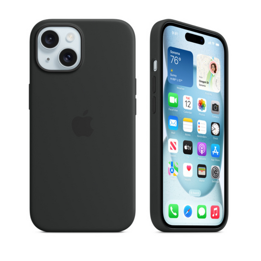 Silicone Case - Black (iPhone 15)