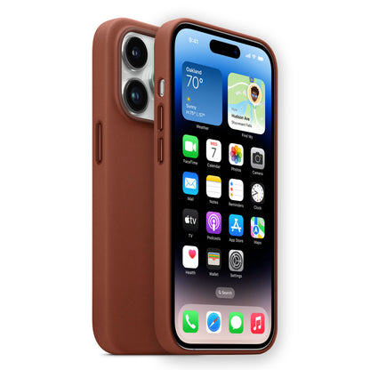 Leather Case - Umber - iPhone 15 Series