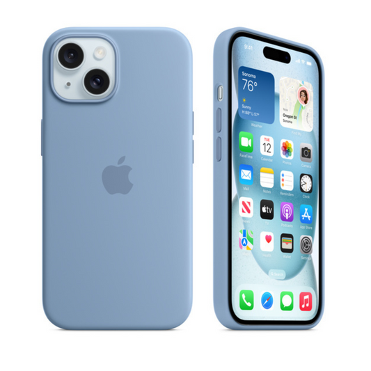 Silicone Case - Winter Blue (iPhone 15)