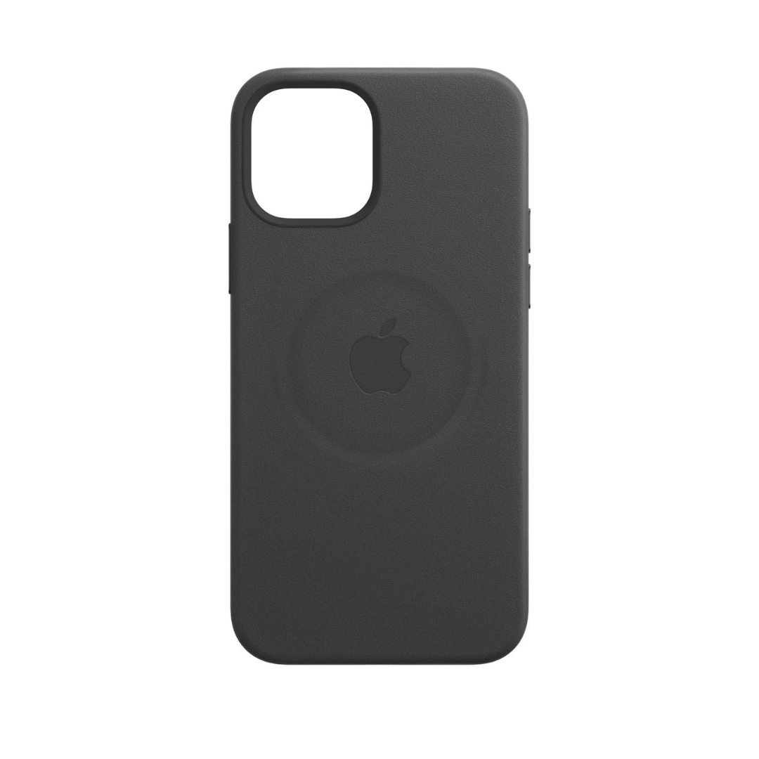 Funda de cuero - Negra - Serie iPhone 12