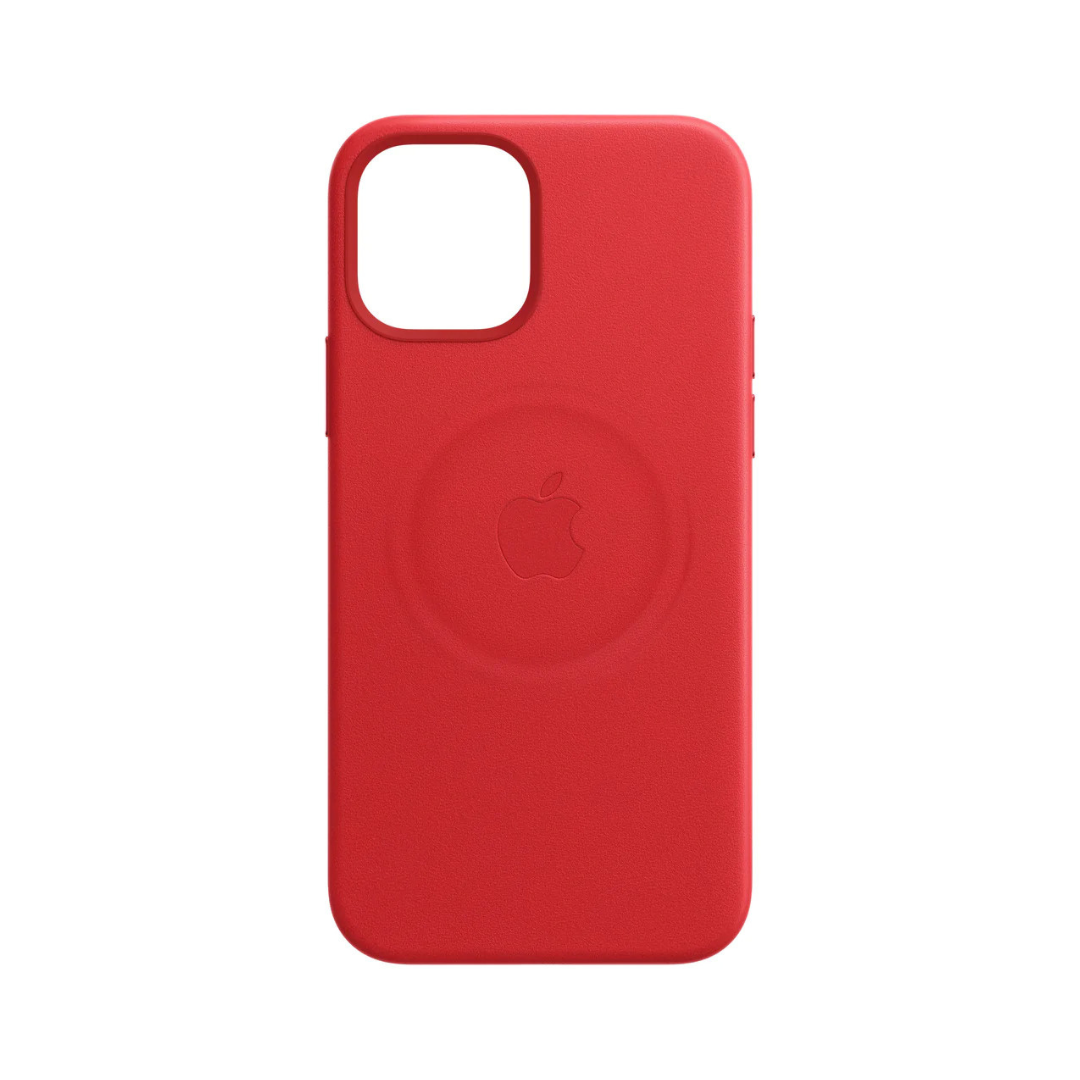 Custodia in pelle - ROSSA - serie iPhone 12