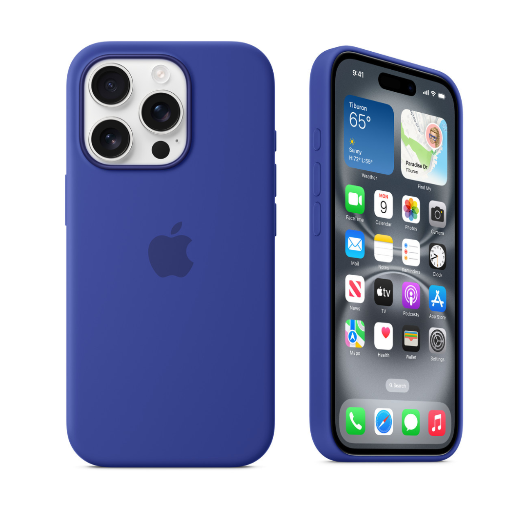 <tc>Coques en Silicone - Prune - Série iPhone 16</tc>