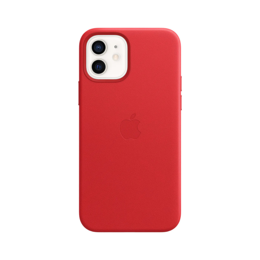 Leather Case - RED - iPhone 12 Series