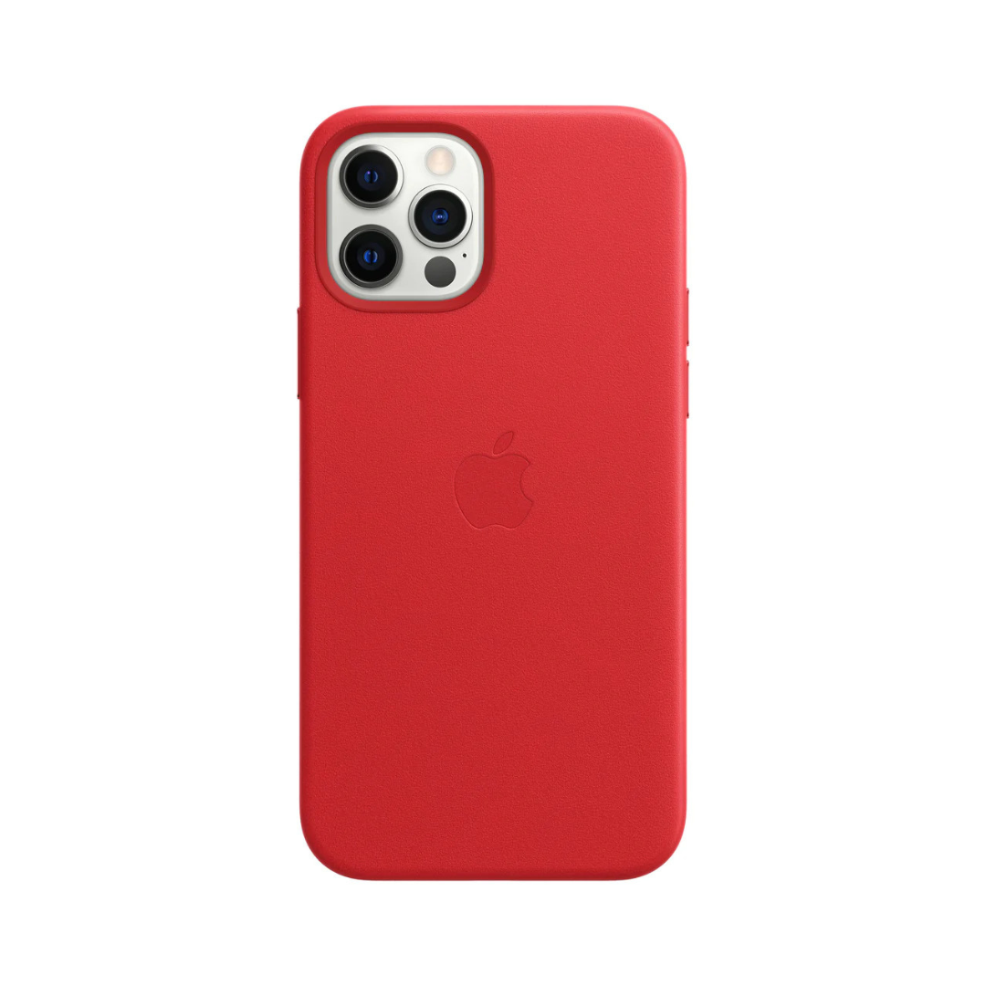 Leather Case - RED - iPhone 12 Series