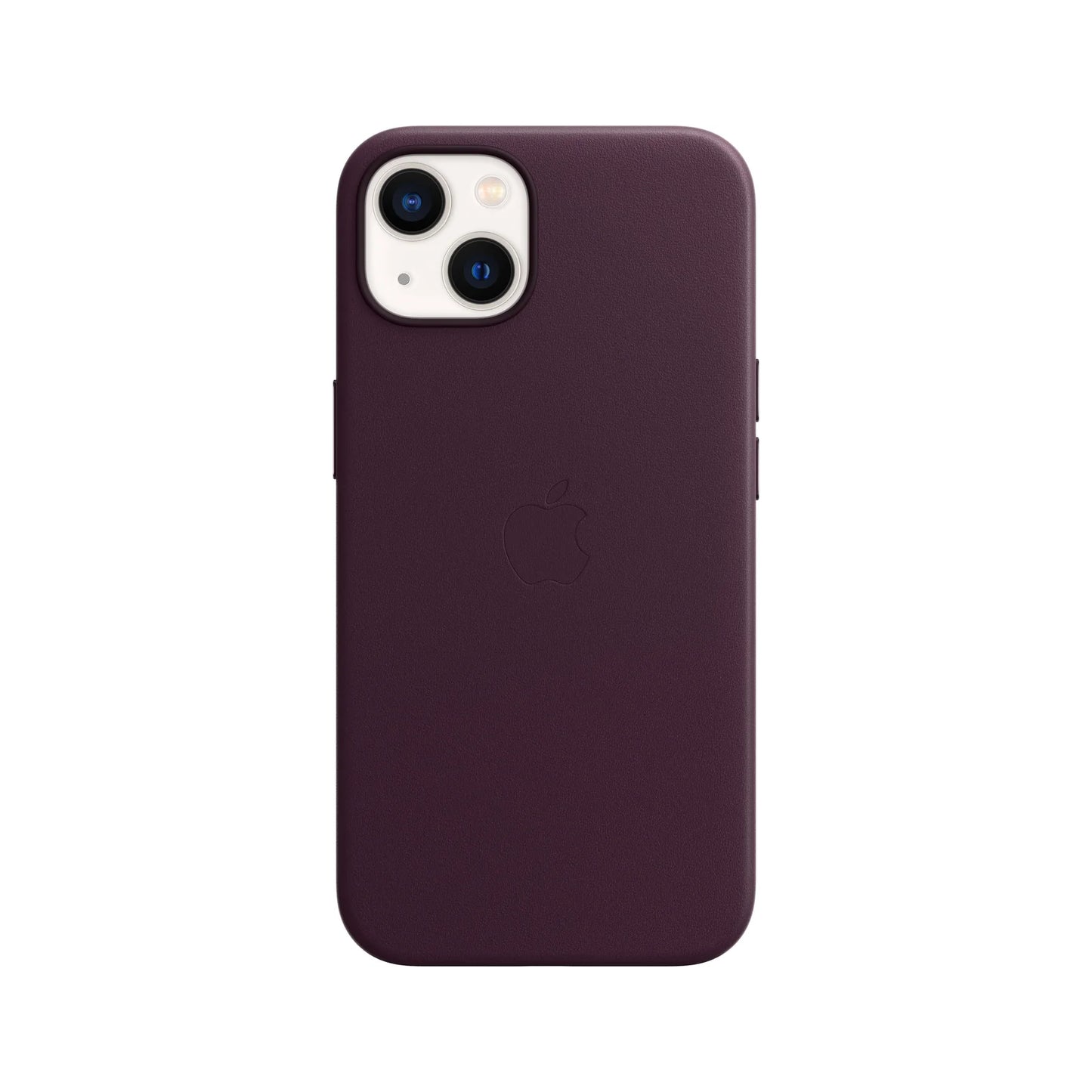 Funda de cuero - Cereza oscura - Serie iPhone 13