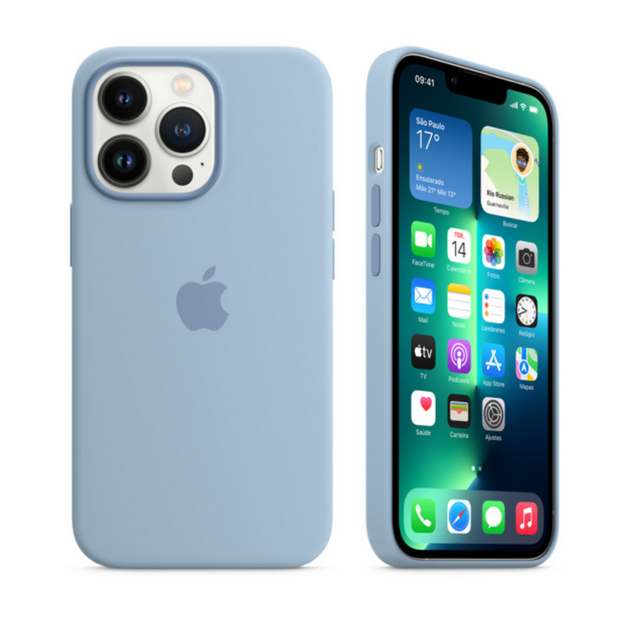 Coque en silicone - Brouillard Bleu