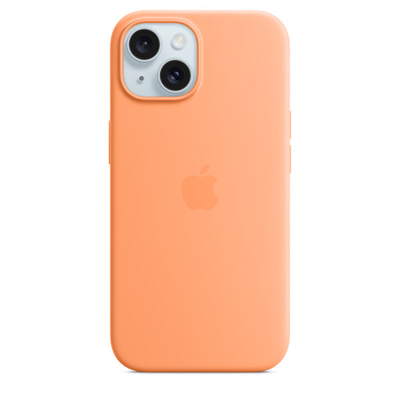 Silicone Case - Orange Sorbet (iPhone 15)