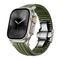 Green Band - Silver Buckle