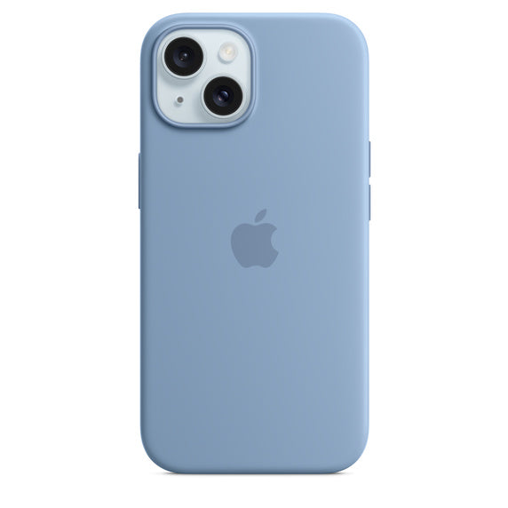 Custodia in silicone - Blu invernale (iPhone 15)