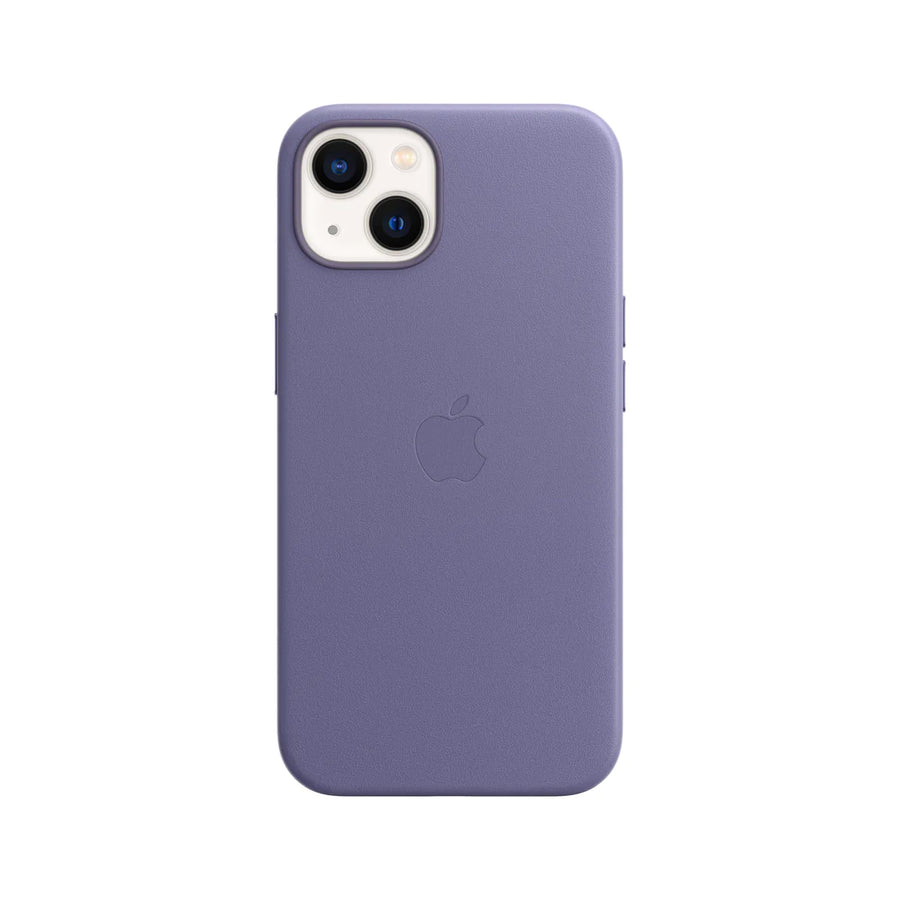 Étui en cuir - Glycine - Série iPhone 13