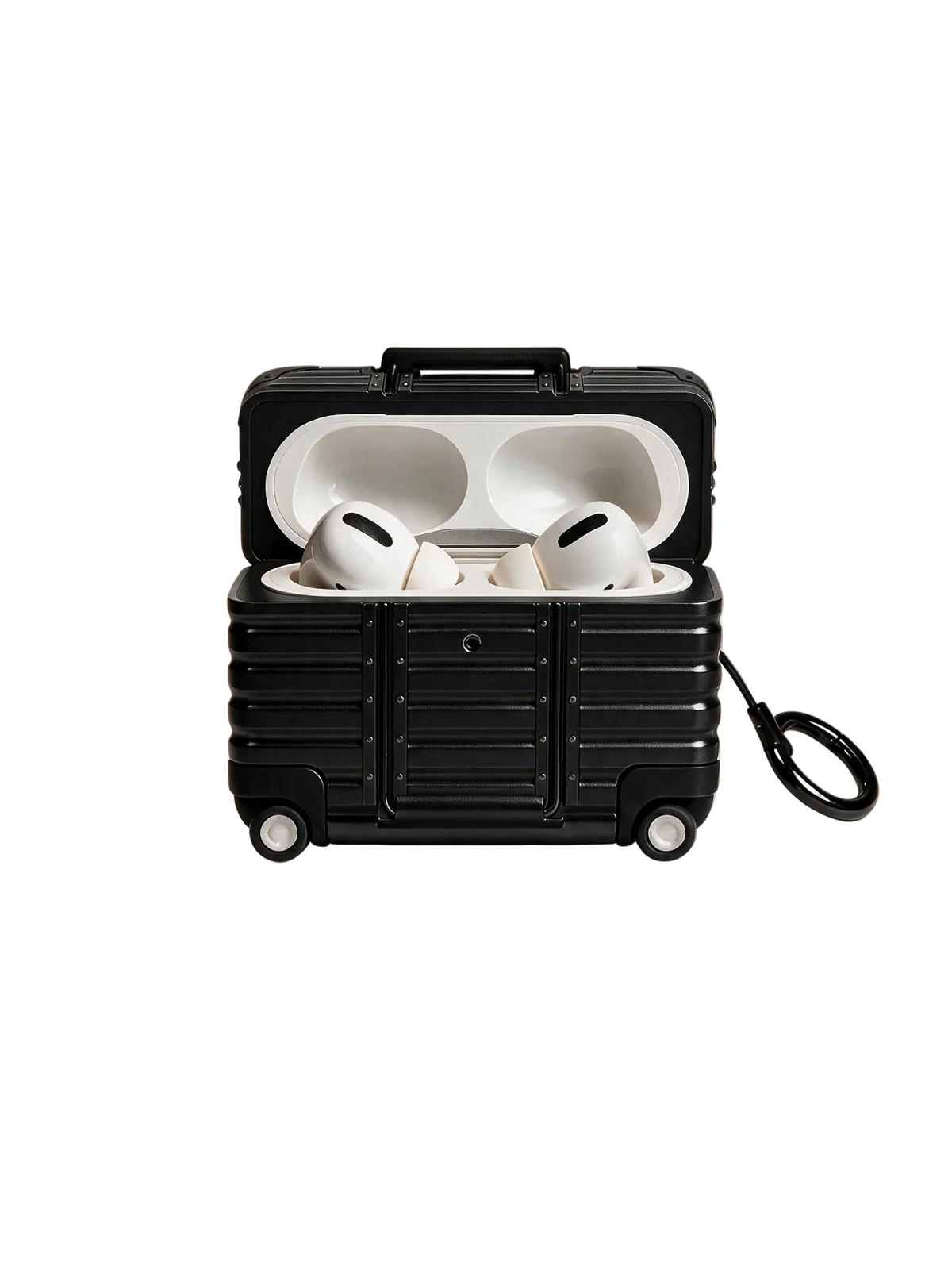 Royalty Cases Aluminium Case for AirPods in Black, view 1