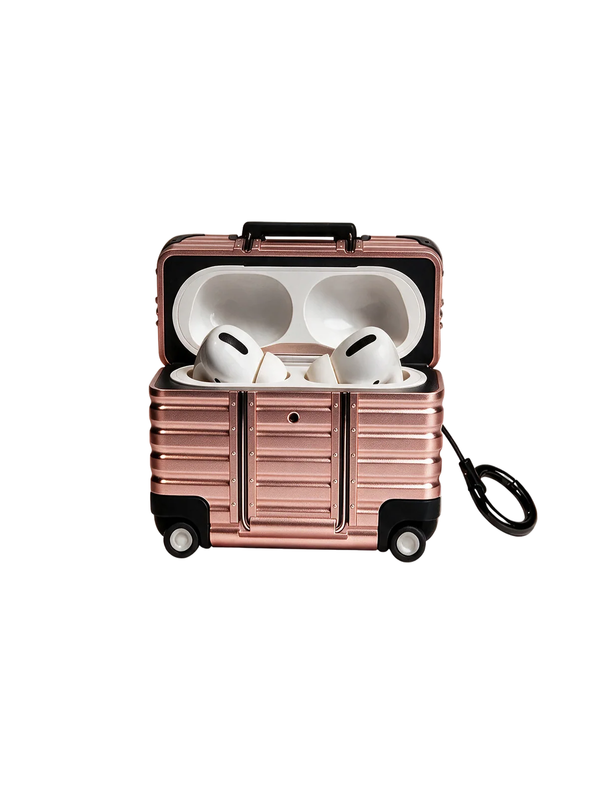 Royalty Cases Aluminium Case for AirPods in Rose Gold, view 1