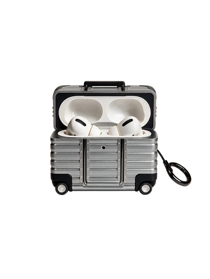 Royalty Cases Aluminium Case for AirPods in Silver, view 1