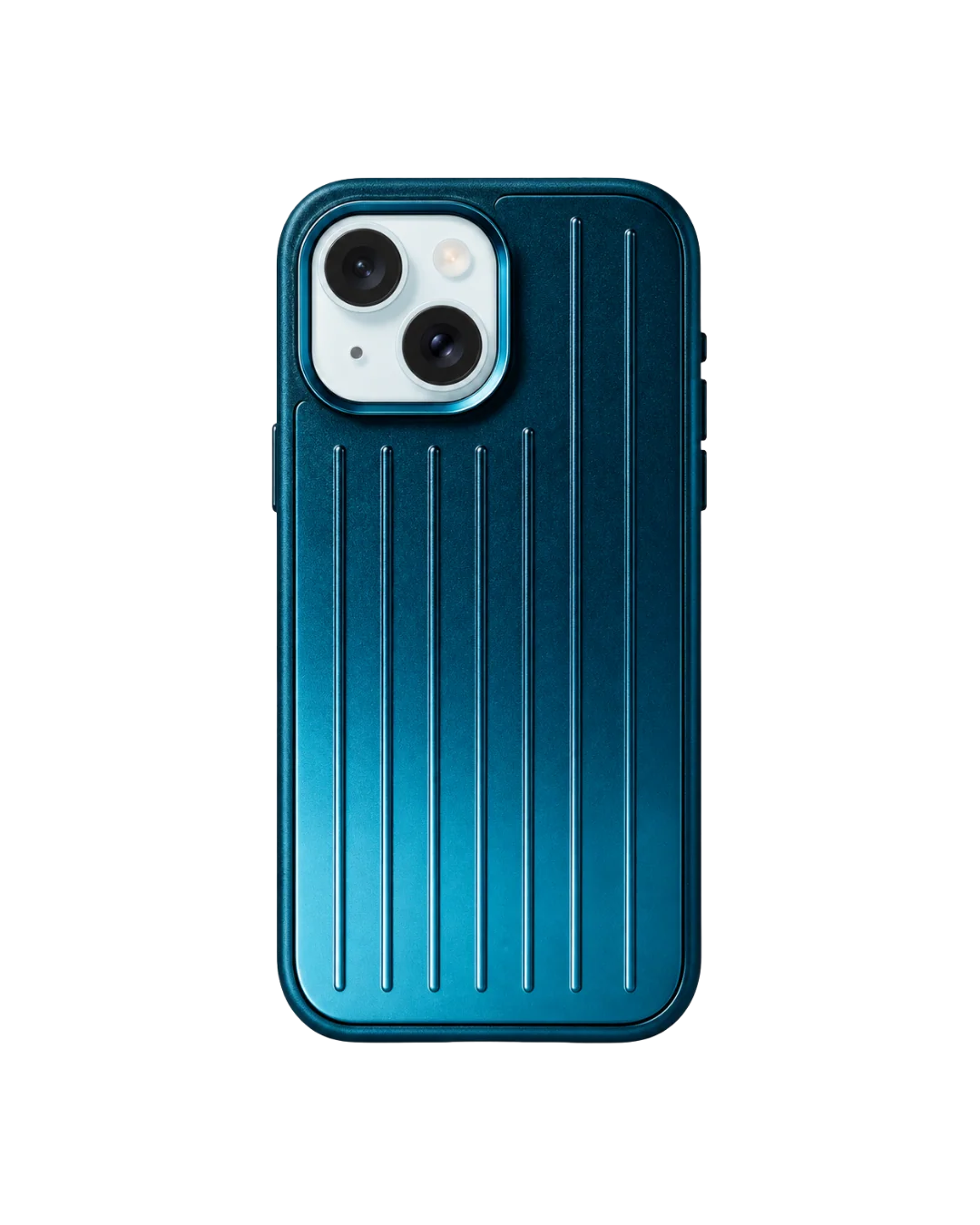 Royalty Cases Aluminium Case for iPhone 15 in Blue, view 1