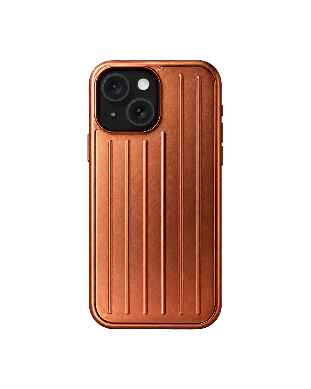 Royalty Cases Aluminium Case for iPhone 15 in Orange, view 1