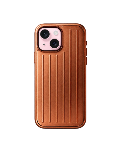 Royalty Cases Aluminium Case for iPhone 15 in Orange, view 2