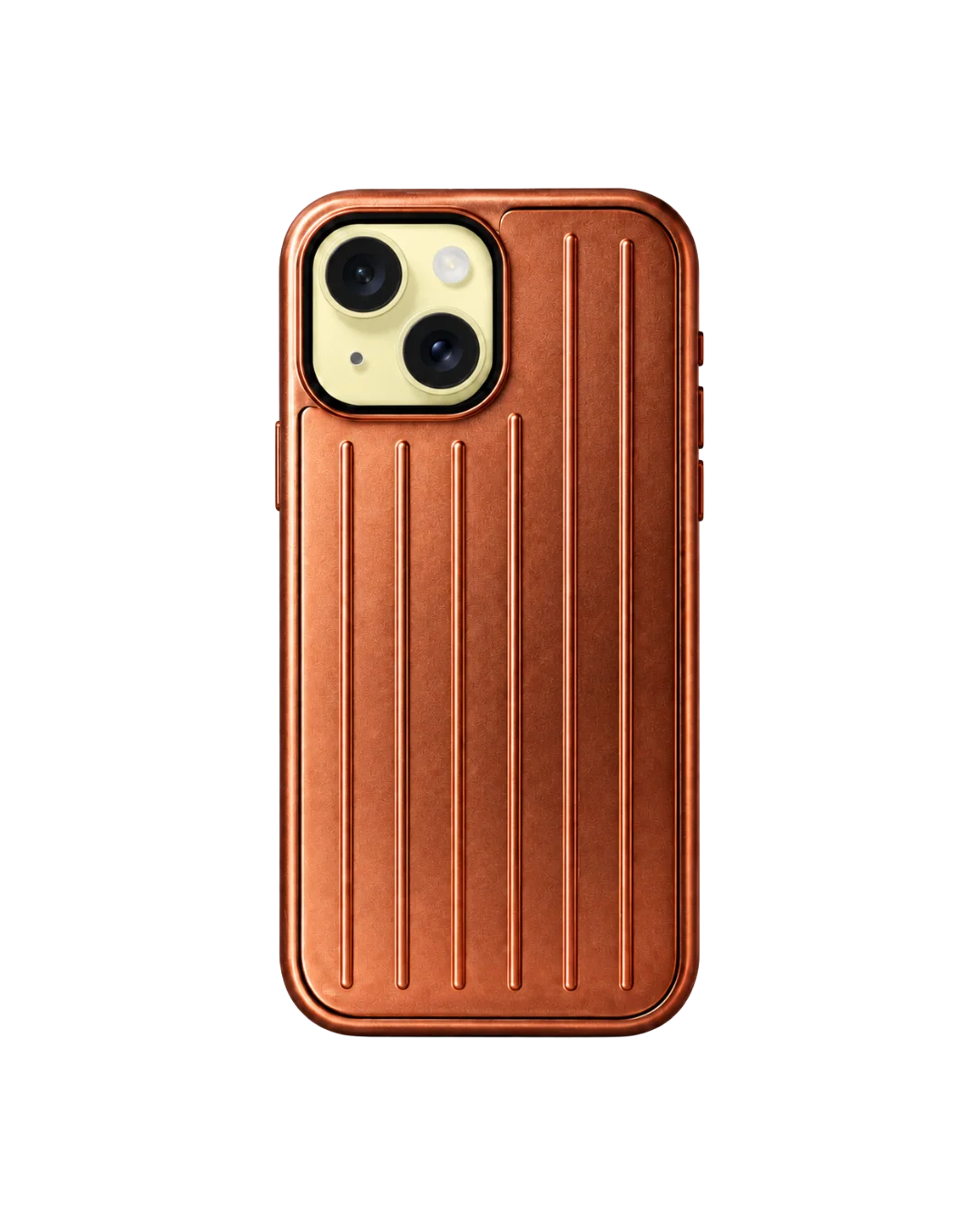 Royalty Cases Aluminium Case for iPhone 15 in Orange, view 3