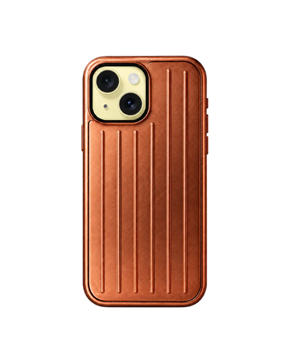 Royalty Cases Aluminium Case for iPhone 15 in Orange, view 3