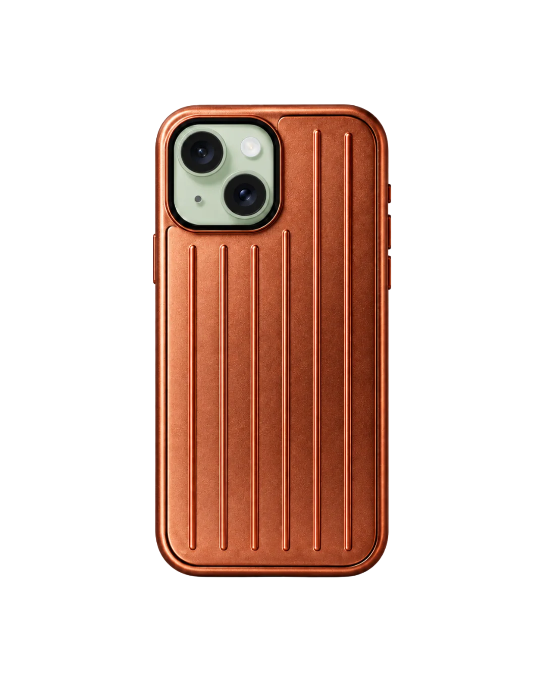 Royalty Cases Aluminium Case for iPhone 15 in Orange, view 4