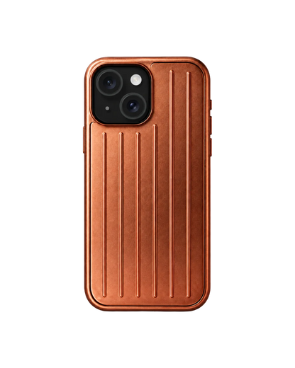 Royalty Cases Aluminium Case for iPhone 15 Plus in Orange, view 1