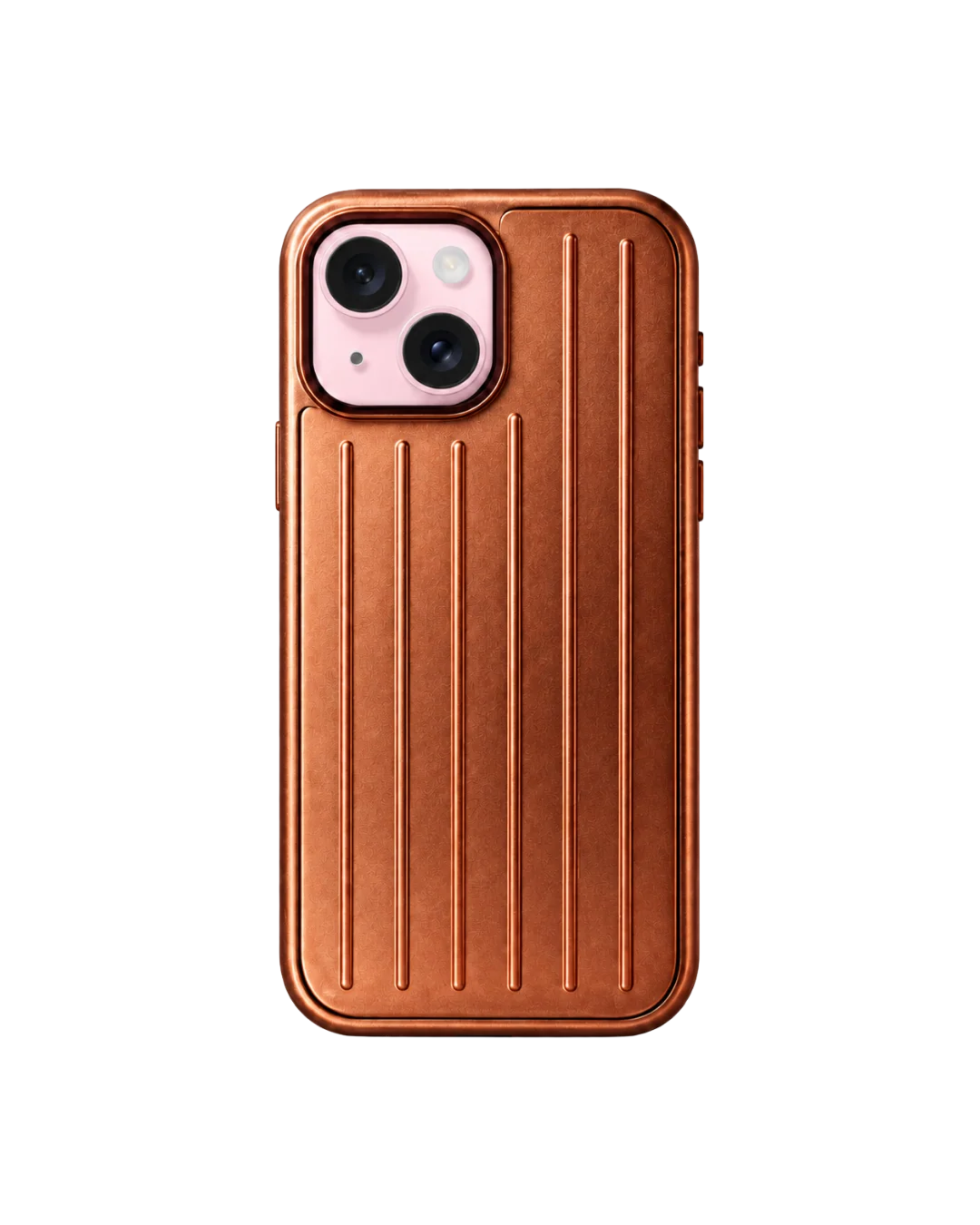 Royalty Cases Aluminium Case for iPhone 15 Plus in Orange, view 2