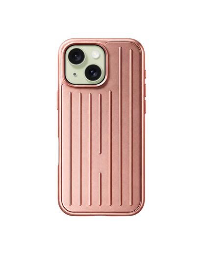 Royalty Cases Aluminium Case for iPhone 15 Plus in Rose Gold, view 1