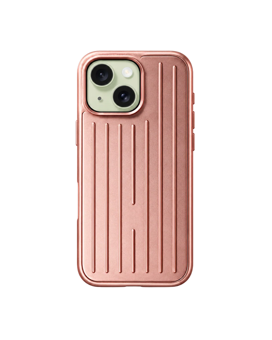 Royalty Cases Aluminium Case for iPhone 15 Plus in Rose Gold, view 1