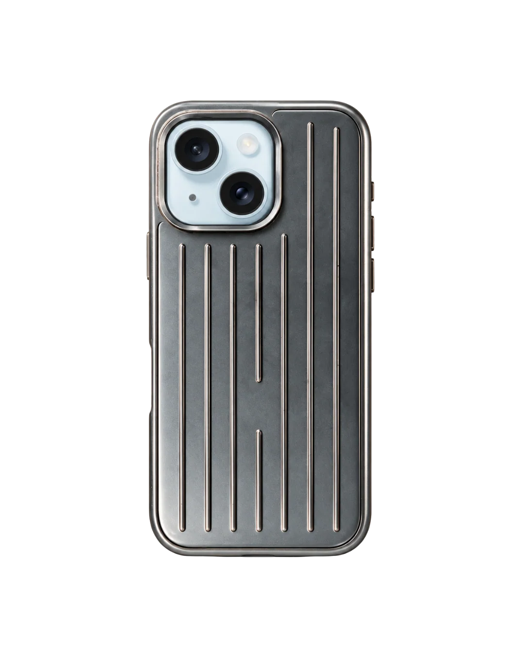 Royalty Cases Aluminium Case for iPhone 15 Plus in Silver, view 1