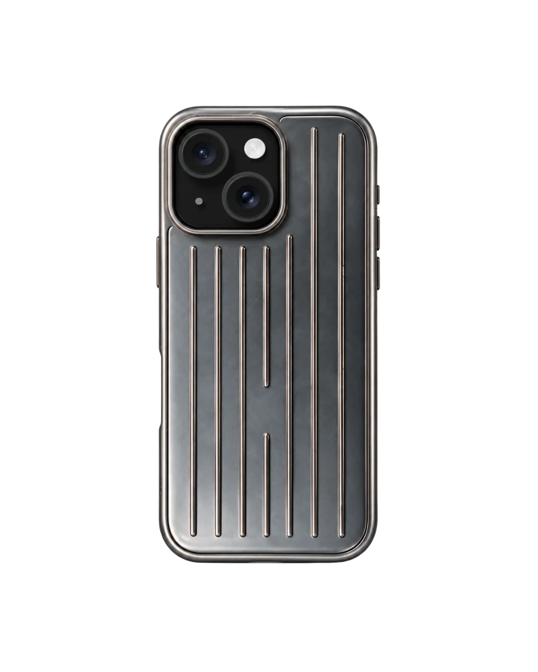 Royalty Cases Aluminium Case for iPhone 15 Plus in Silver, view 2