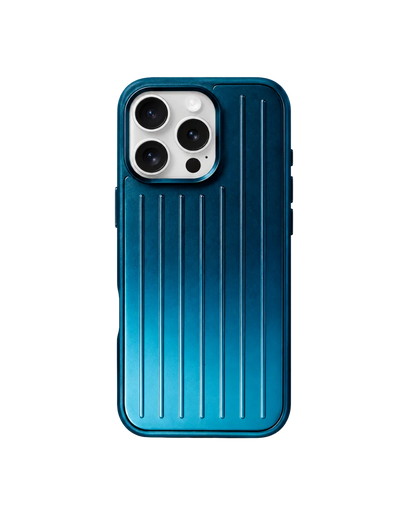 Royalty Cases Aluminium Case for iPhone 15 Pro in Blue, view 1