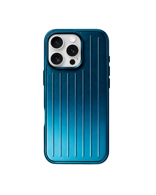 Royalty Cases Aluminium Case for iPhone 15 Pro in Blue, view 1