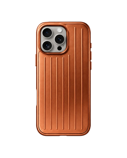 Royalty Cases Aluminium Case for iPhone 15 Pro Max in Orange, view 2