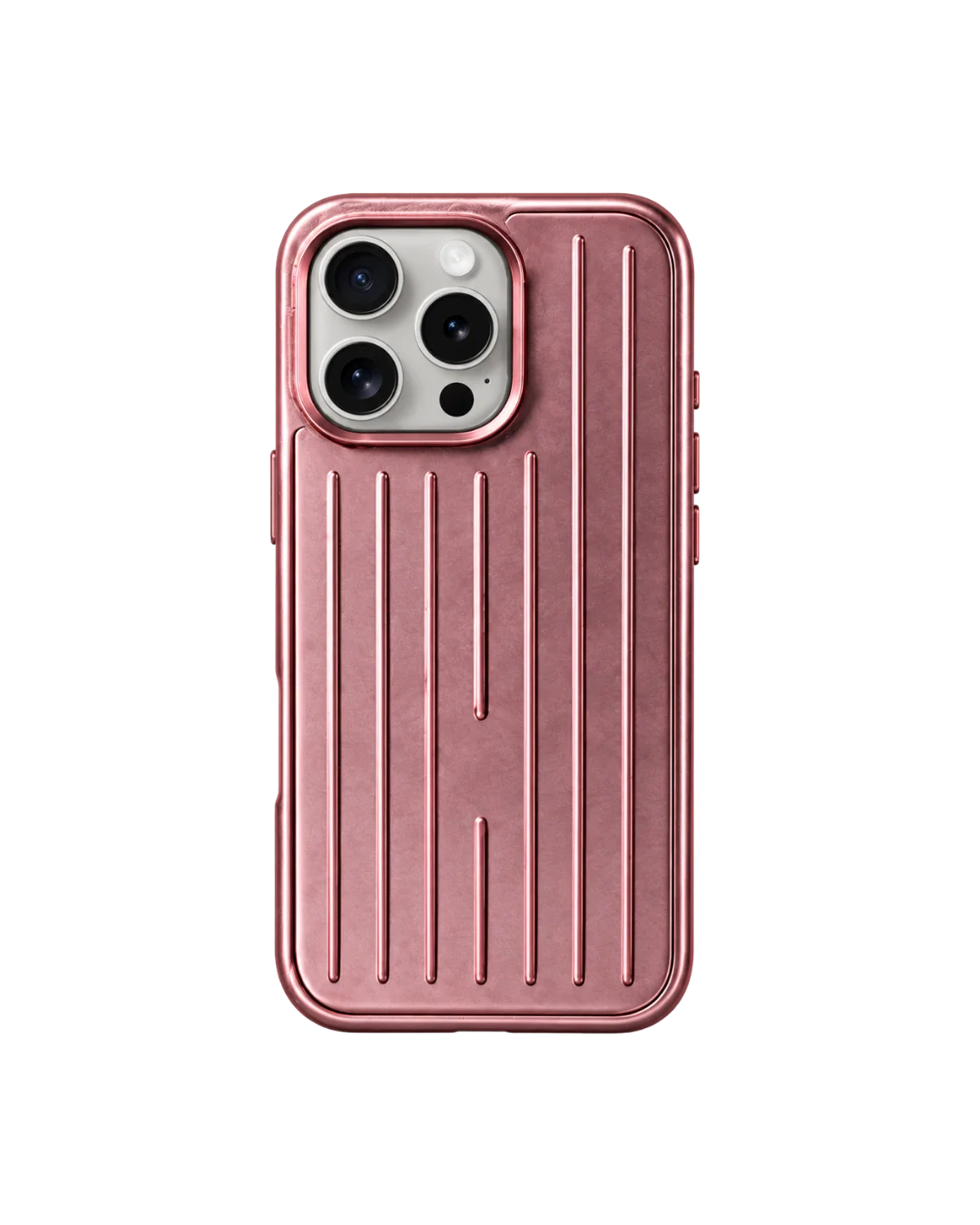 Royalty Cases Aluminium Case for iPhone 15 Pro Max in Pink, view 3