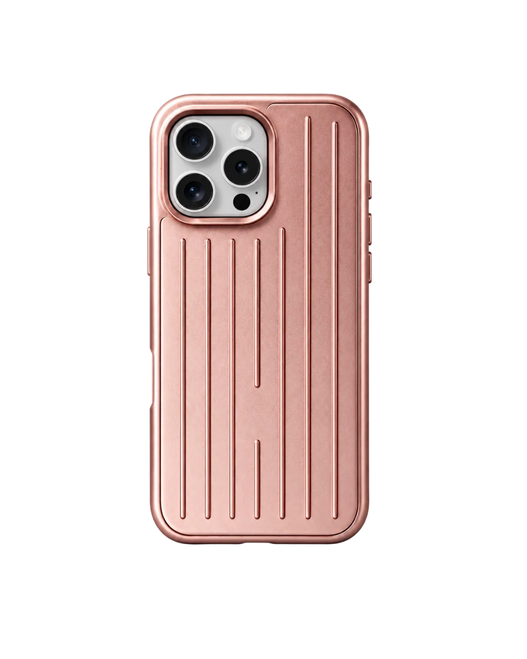 Royalty Cases Aluminium Case for iPhone 15 Pro Max in Rose Gold, view 1