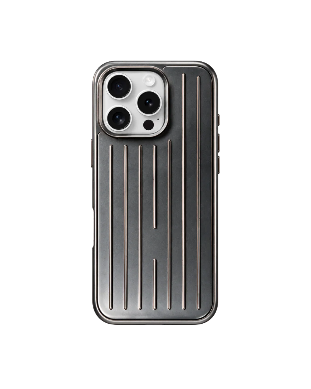 Royalty Cases Aluminium Case for iPhone 15 Pro Max in Silver, view 2