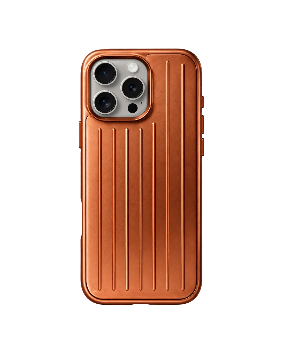 Royalty Cases Aluminium Case for iPhone 15 Pro in Orange, view 2