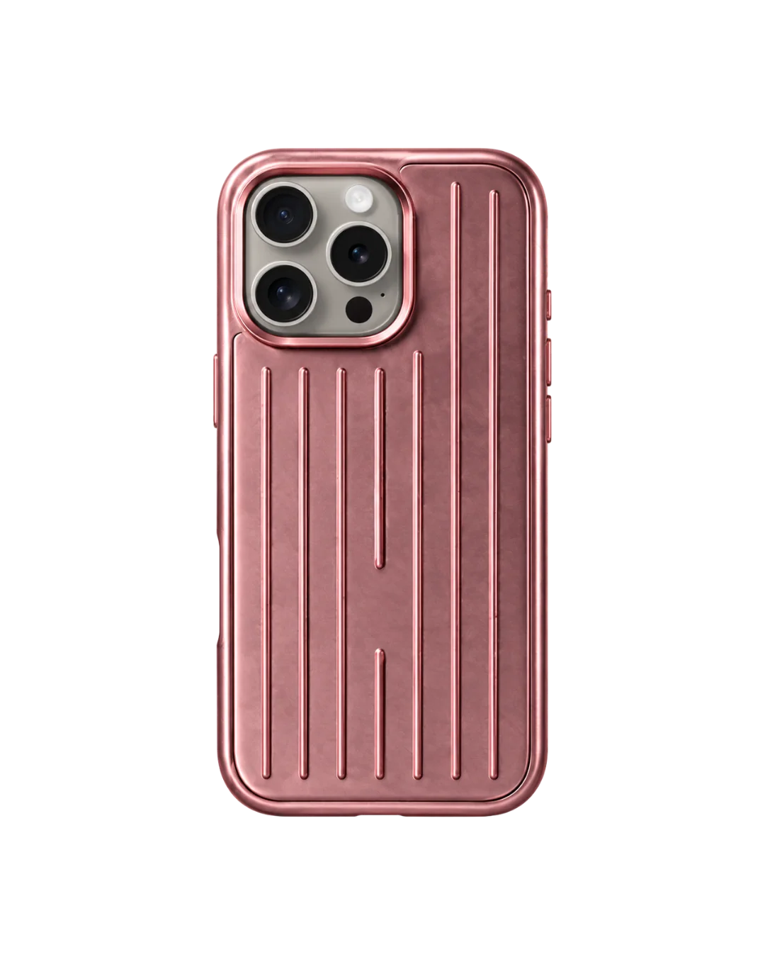 Royalty Cases Aluminium Case for iPhone 15 Pro in Pink, view 2