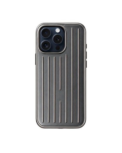 Royalty Cases Aluminium Case for iPhone 15 Pro in Silver, view 1