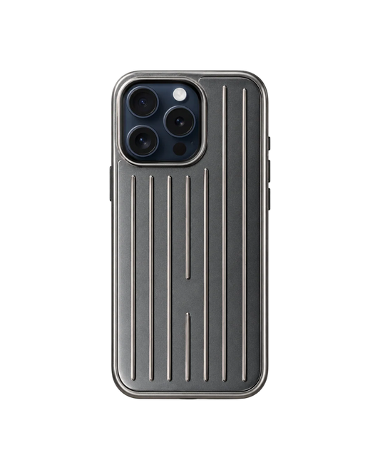 Royalty Cases Aluminium Case for iPhone 15 Pro in Silver, view 1