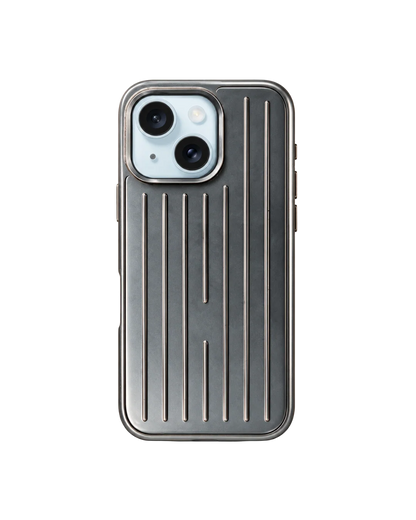 Royalty Cases Aluminium Case for iPhone 15 in Silver, view 1